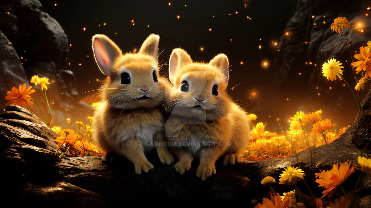 3 Colorful Rabbit colorful rabbit by GabiMedia on DeviantArt