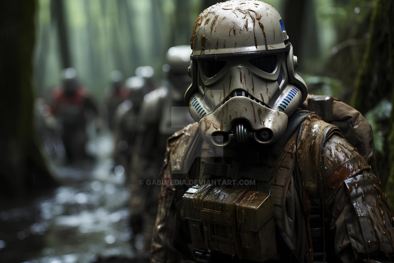 A stormtroopers, abandoned forestpunk 3 by GabiMedia on DeviantArt