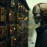 Robot in the style of movie still