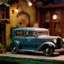 Diorama in a Box Retro Old Car 5