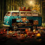 Old VW Transporter vans