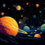 Beautiful Space Landscape, An Expansive no.6