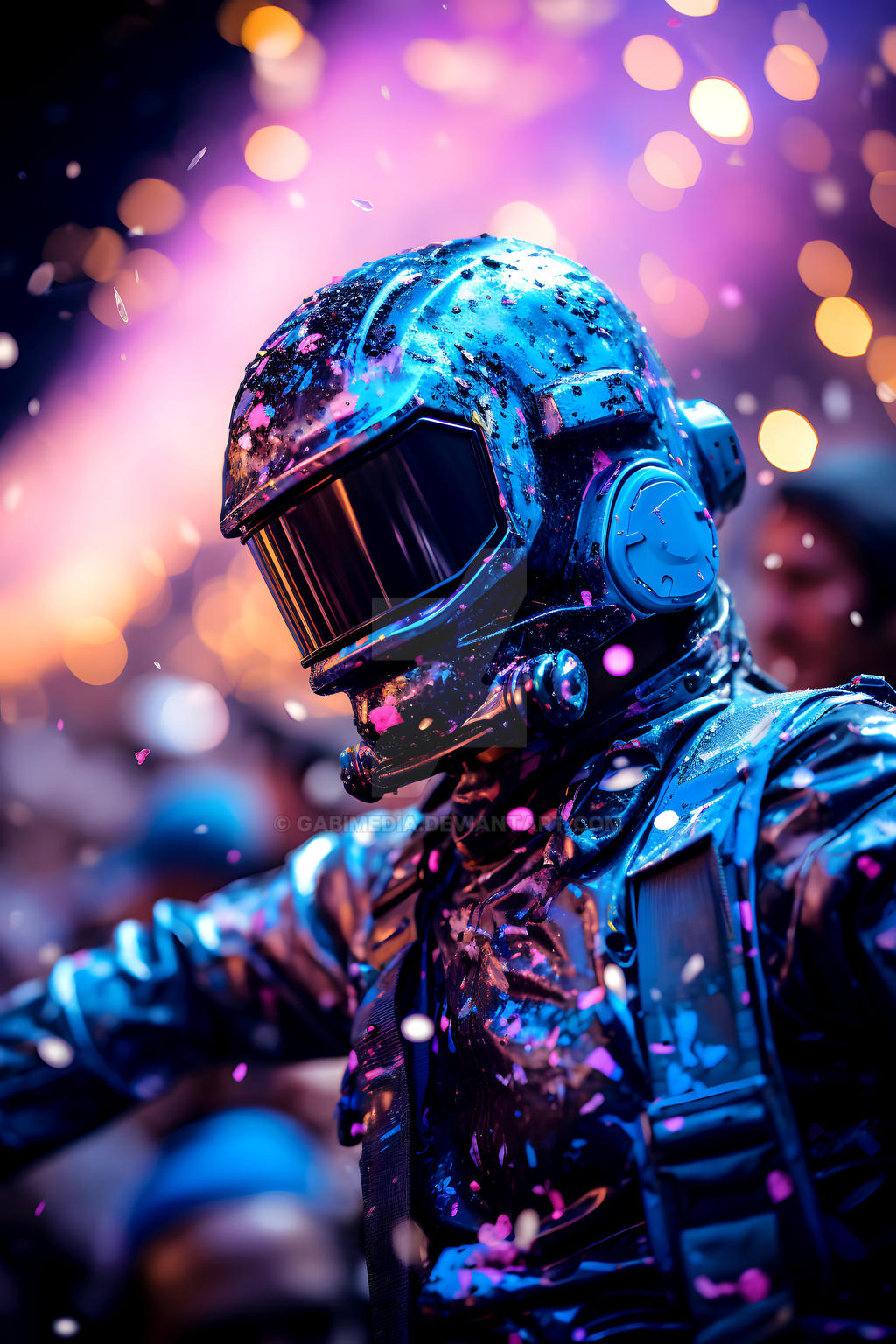 Android Rave Visual Android at a rave covered - hi-res by GabiMedia on DeviantArt