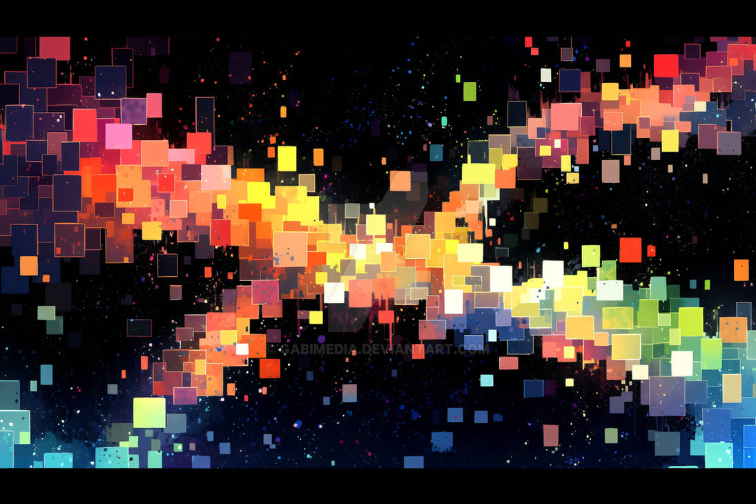 rainbow Color Splash series 3 by GabiMedia on DeviantArt