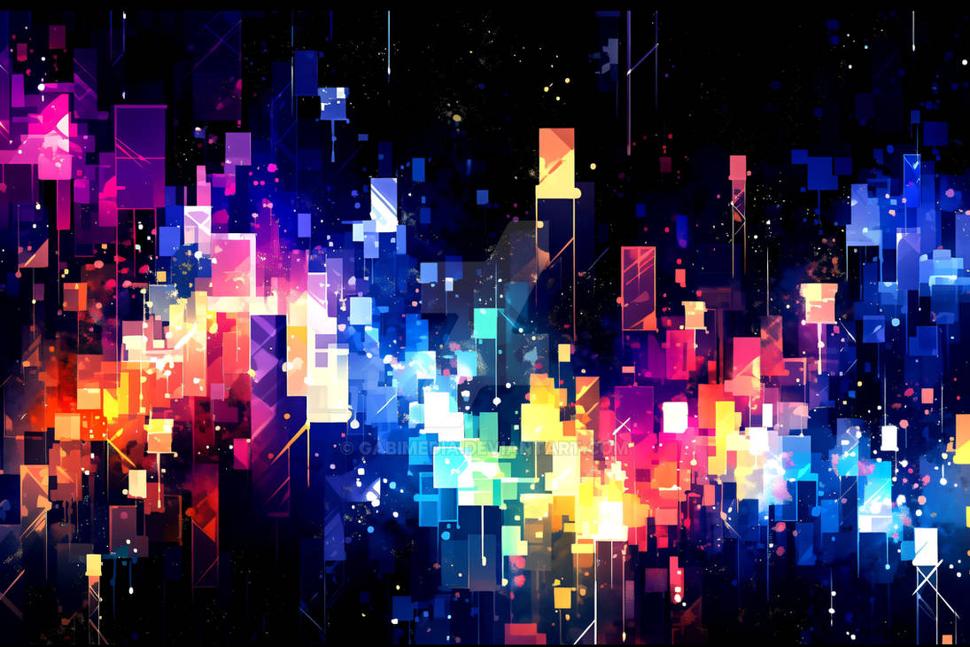 rainbow Color Splash series 6 by GabiMedia on DeviantArt