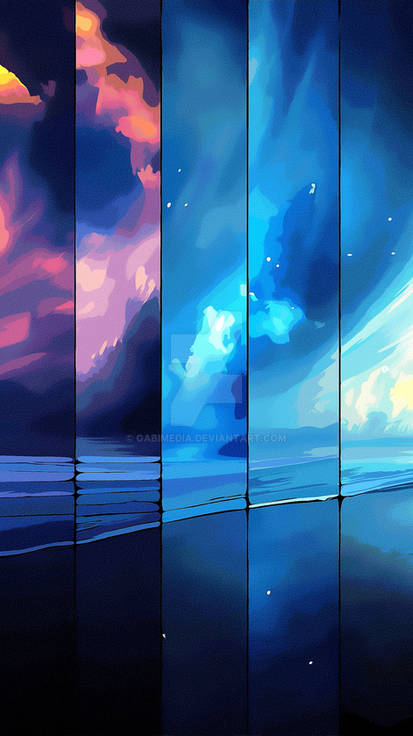 Deviantart Ocean Background Digital art, beautiful ocean sunrise 9 by GabiMedia on DeviantArt