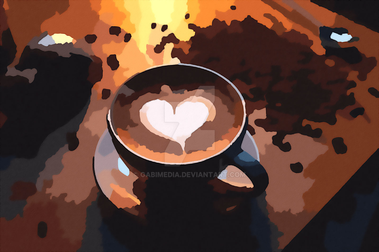 Deviantart Coffee Cup Of Coffee 2 - Art by GabiMedia on DeviantArt
