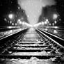 railroad tracks 9 - black