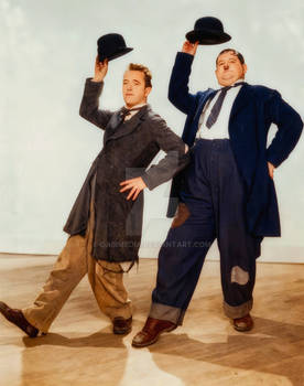 Stan Laurel and Oliver Hardy