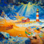 The Ocean Painted Into Existence 3