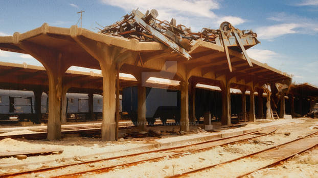 1944 South Railway Station, Bombing in Ploiesti