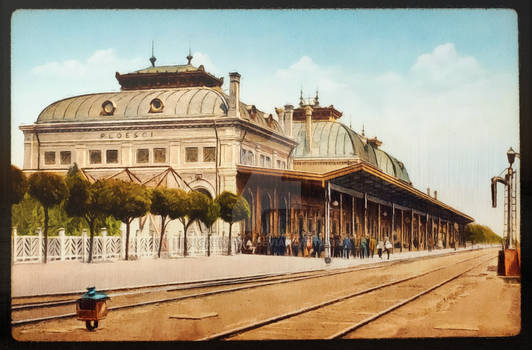 Ploiesti Sud, Railway Station, early 20th century