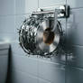 Barbed Wire Toilet Paper Roll - Conceptual Bathroo