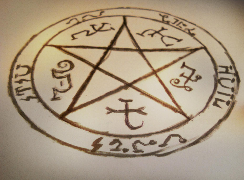 Devils Trap. Sign Devil's trap by BigPurpleButterfly on DeviantArt