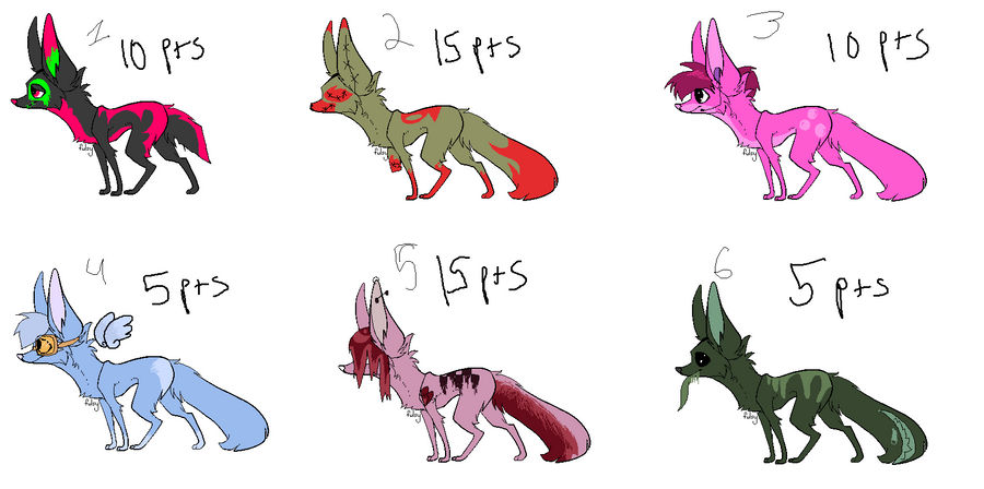 Fox Adaptables Fox adoptables :open: by Radical-Hat on DeviantArt