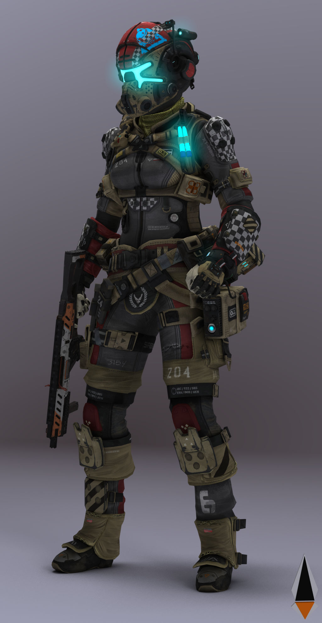 photo Titanfall 2 Female Pilot female pilot 4 titanfall 2 by