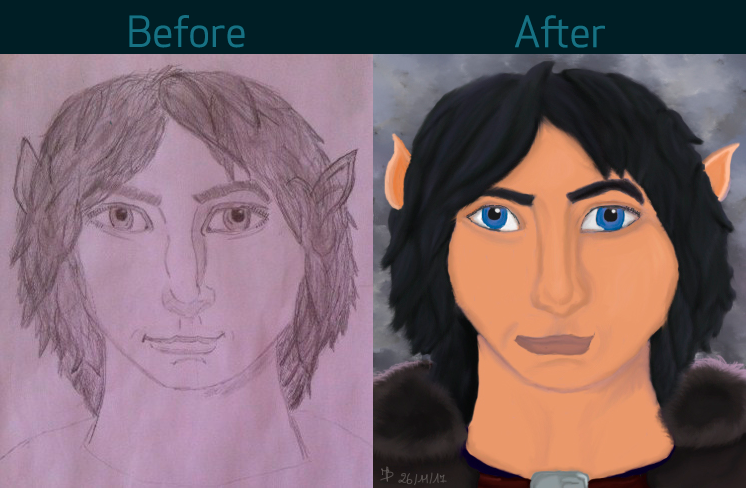 Ash redraw before and after by Safier95 on DeviantArt