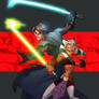 Clone Wars::Anakin and Ahsoka