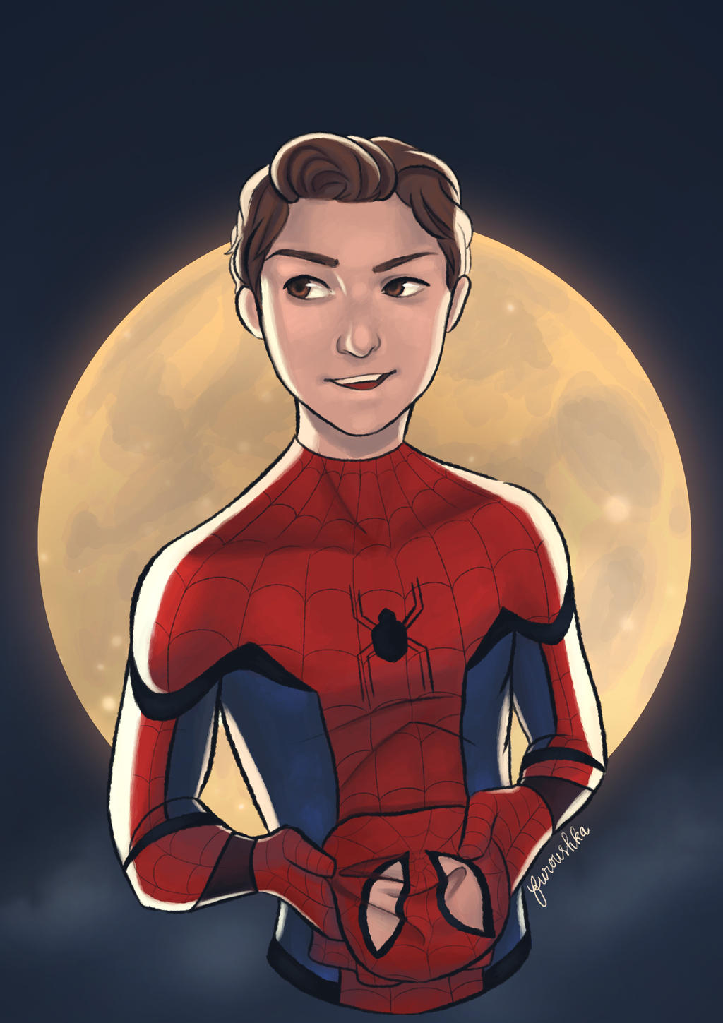 Tom Holland's Spiderman by furoushka on DeviantArt