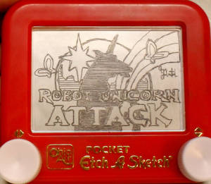 Robot Unicorn Atk. etchasketch