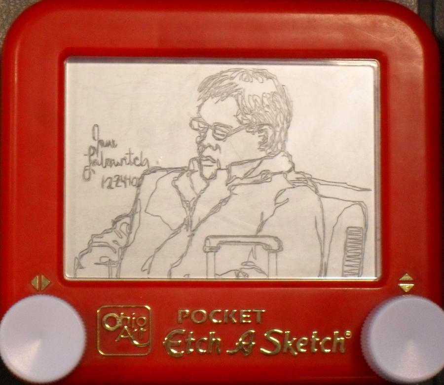 Sleeping guy 2 etchasketch by pikajane