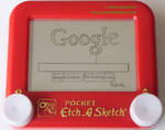 Google on my Etch A Sketch by pikajane