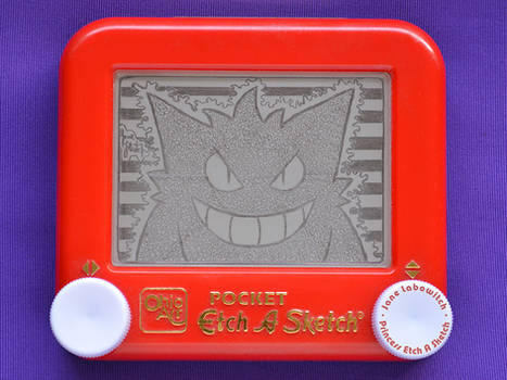 Gengar etch a sketch