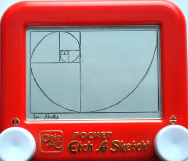 Fibonacci Spiral etch a sketch