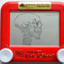 Skull etch a sketch