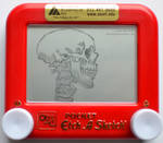Skull etch a sketch