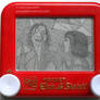 Somebody that I used to etch (a sketch)