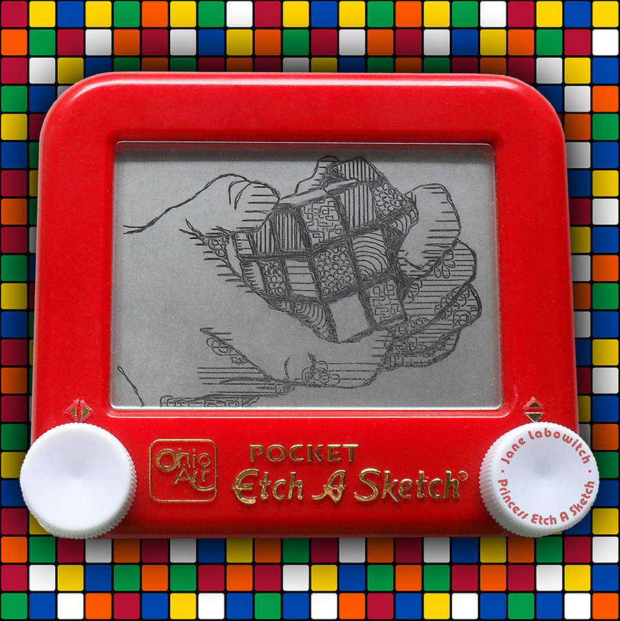 Rubik's Cube Etch A Sketch by pikajane