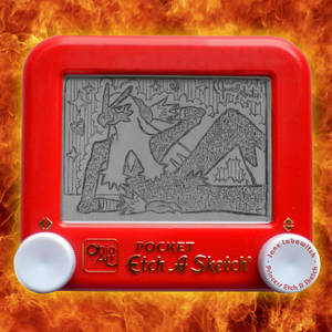 Blaziken etch a sketch