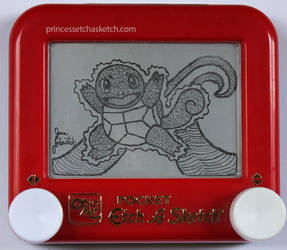 Squirtle etch a sketch