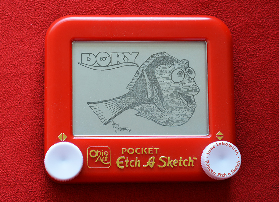 Dory etch a sketch