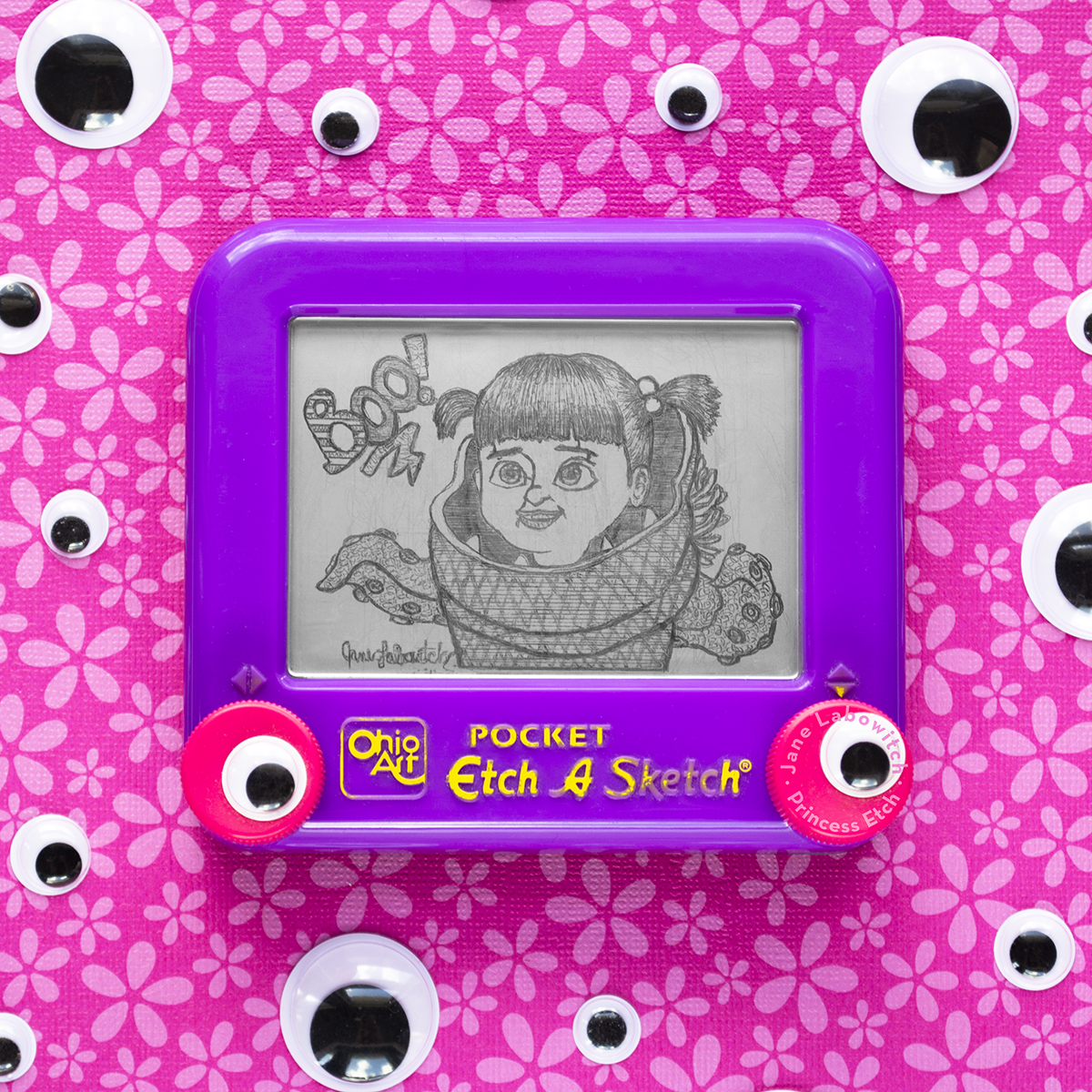 Frozen etch top a sketch