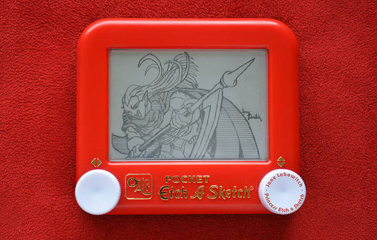 Magus Chrono Trigger Etch A Sketch