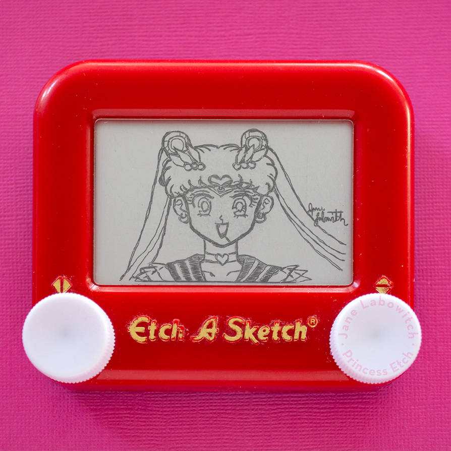 Sailor Moon Mini Etch A Sketch by pikajane on DeviantArt