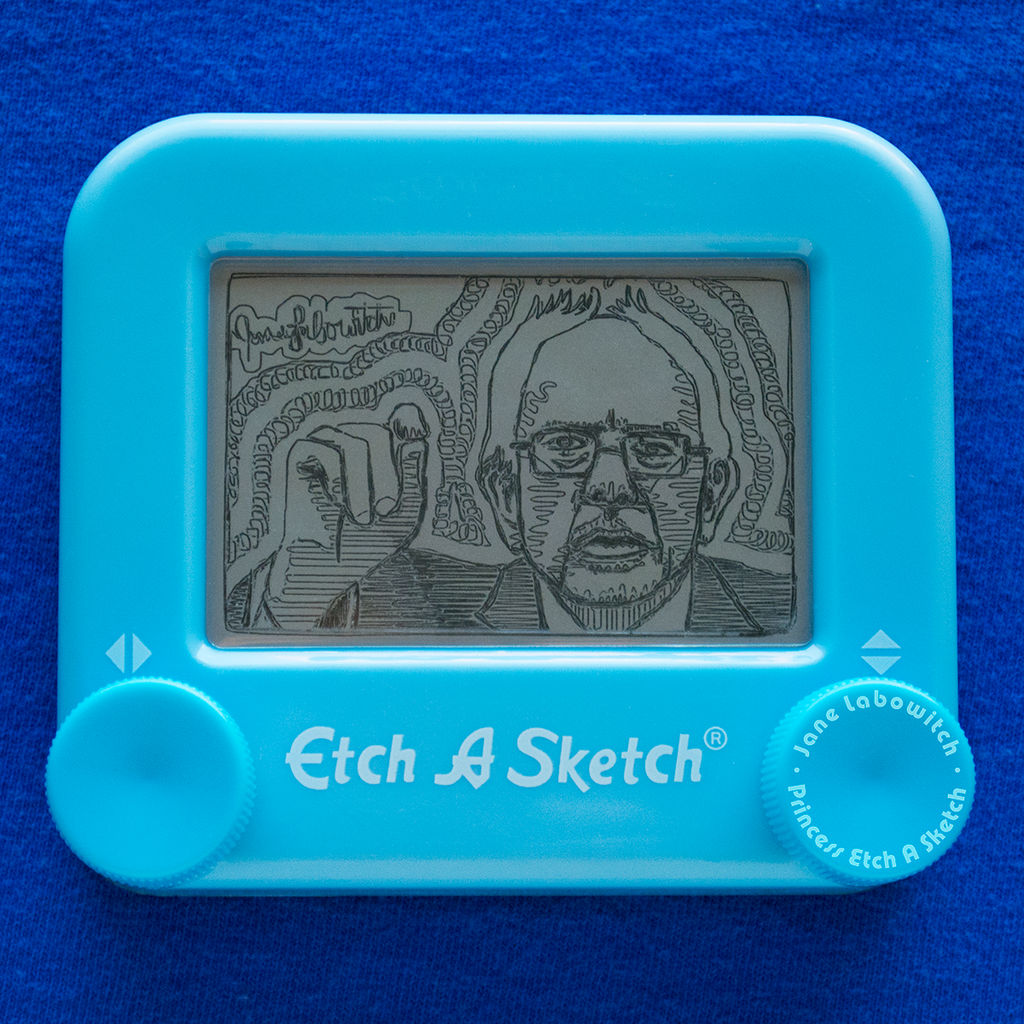 Bernie Sanders Etch A Sketch