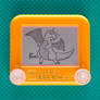 Dark Dragonite Etch A Sketch