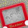 DeviantArt 21st birthday Etch A Sketch