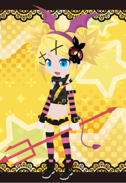 Kagamine Rin Pretty Vocaloid: Kagamine Rin Pretty Panty Aku-MaRin by IamKagamineLen42 on ...