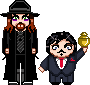 Undertaker with Paul sprite by Shinjuchan