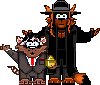 Undertaker Fox w Paul sprite by Shinjuchan