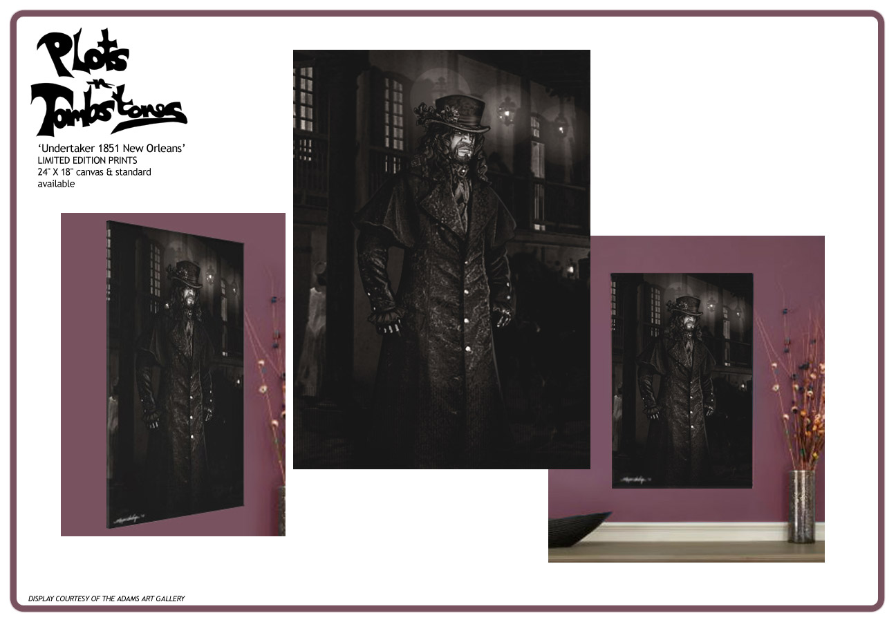 Undertaker 1851 New Orleans exclusive prints