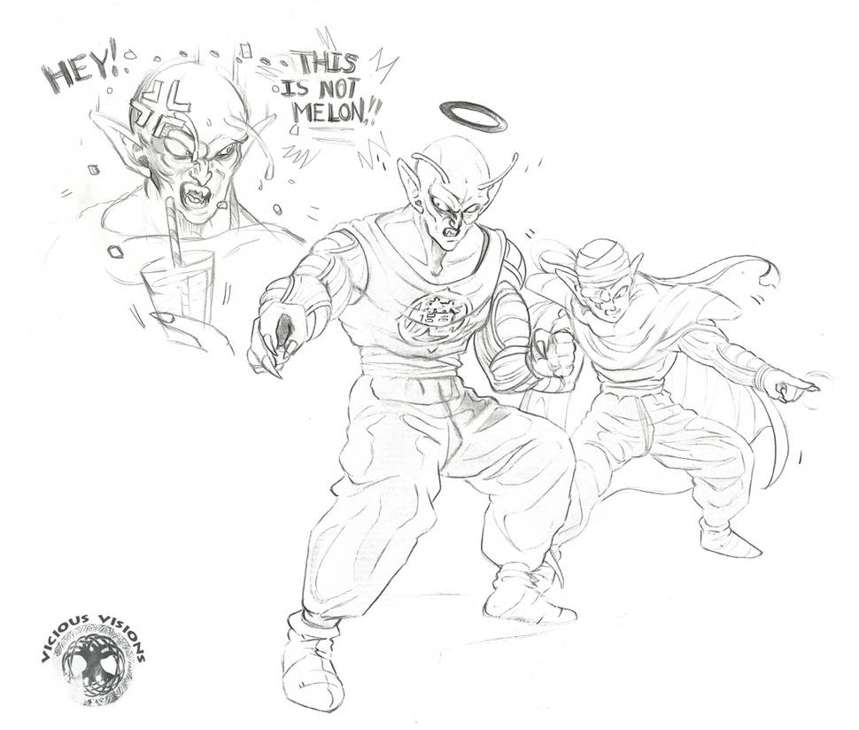 DBZ - Black Halo King Piccolo by Shinjuchan