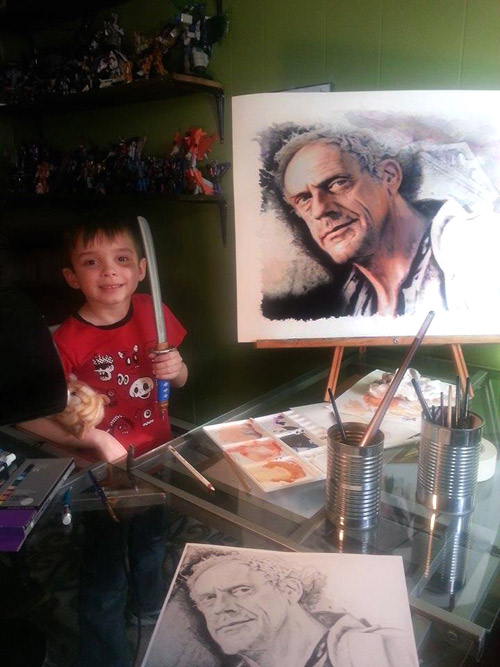 WIP Christopher Lloyd 4 by Shinjuchan