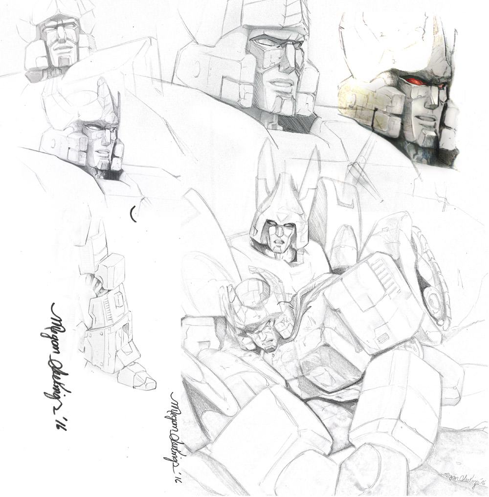 Mecha sketches by Shinjuchan