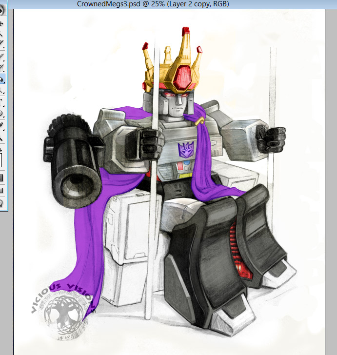 TF - All Hail Megatron! (Vornling) Colors 2 by Shinjuchan