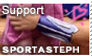 Stamp - I support SportaSteph